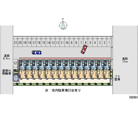 ★手数料０円★坂井市三国町三国東 月極駐車場